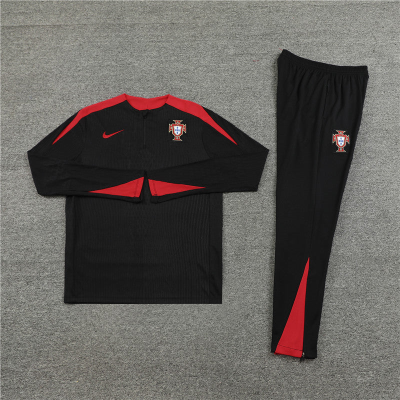 Conjunto de Treino Portugal 24/25 Preto - Lançamento