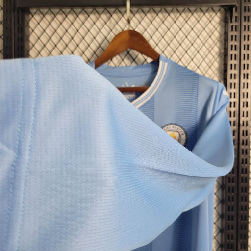 Camisa Manchester City Home 23/24 - Versão Manga Comprida