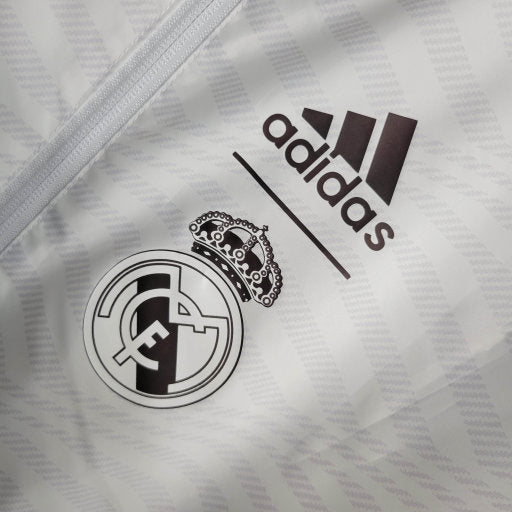 Jaqueta Corta Vento Reversível Real Madrid 23/24 - Branca