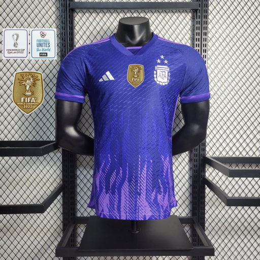 Camisa Argentina Away 23/24 - Versão Jogador - 3 Patchs