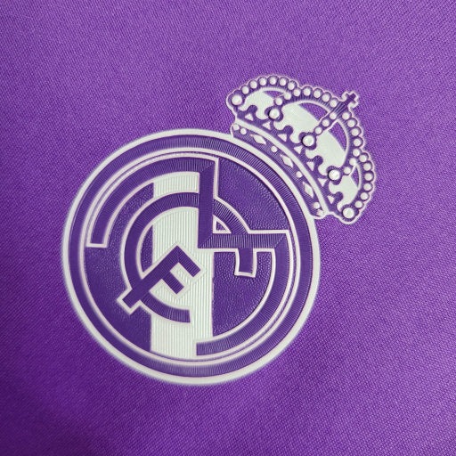 Camisa Real Madrid Away 16/17 - Versão Retro Manga Comprida