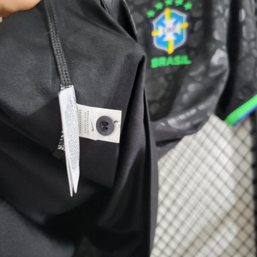 Camisa Brasil Leopardo Negro 22/23 - Nike Torcedor Masculina