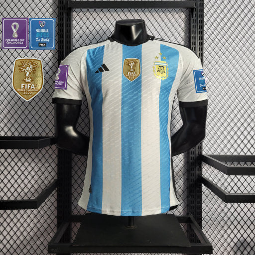 Camisa Argentina Home 23/24 - Versão Jogador - 3 Patchs