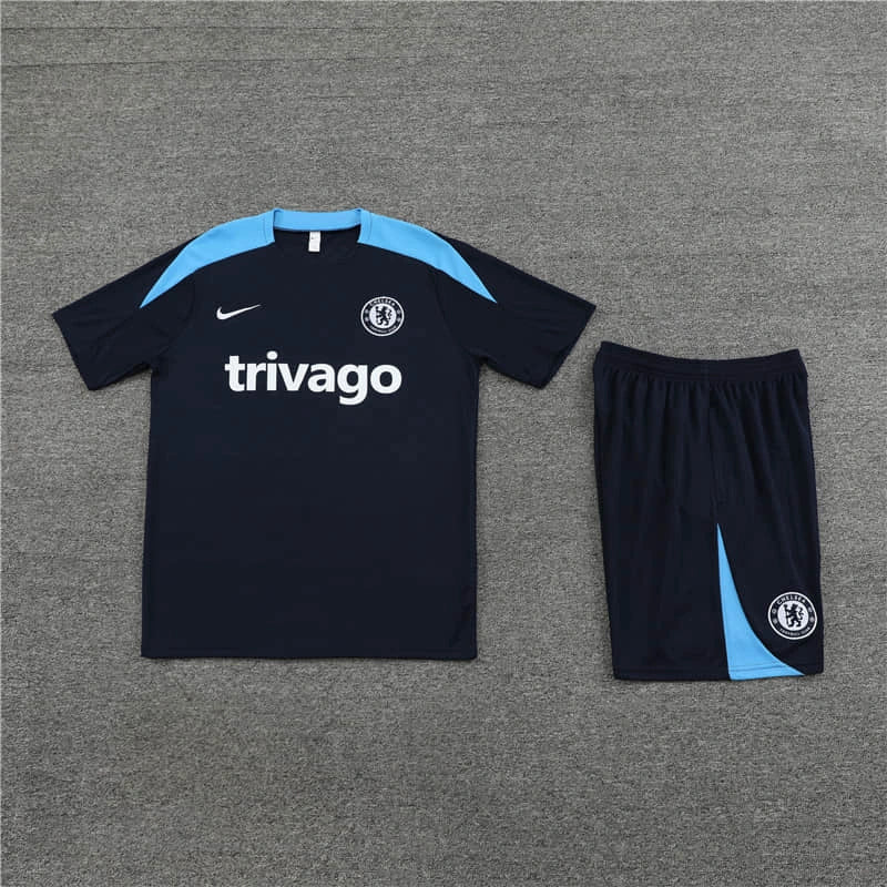 Conjunto de Treino Chelsea 24/25 - Azul Marinho - Lançamento
