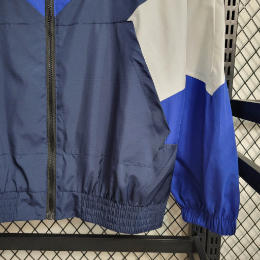 Jaqueta Corta Vento Chelsea 23/24 - Azul e Branco