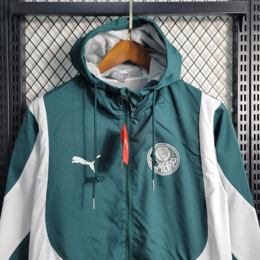 Jaqueta Corta Vento Palmeiras 23/24 - Verde e Branco