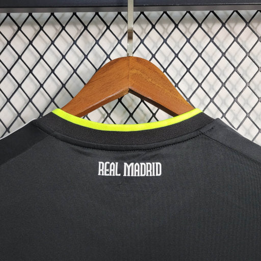 Camisa Real Madrid Reserva 10/11 - Versão Retro Manga Comprida