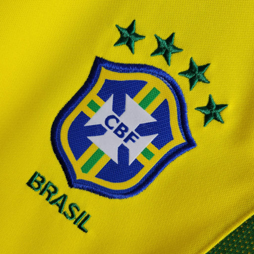 Camisa Brasil Home 2002 - Versão Retro
