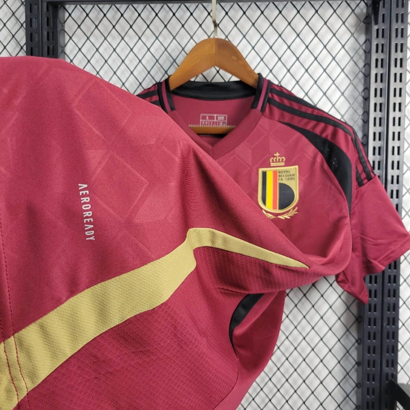Camisa Bélgica Home 24/25 Euro - Adidas Torcedor Masculina - Lançamento
