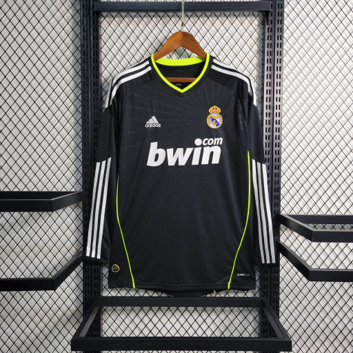 Camisa Real Madrid Reserva 10/11 - Versão Retro Manga Comprida