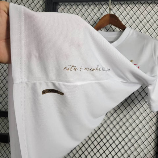 Camisa Vasco Goleiro 23/24 - Kappa Torcedor Feminina  - Branca