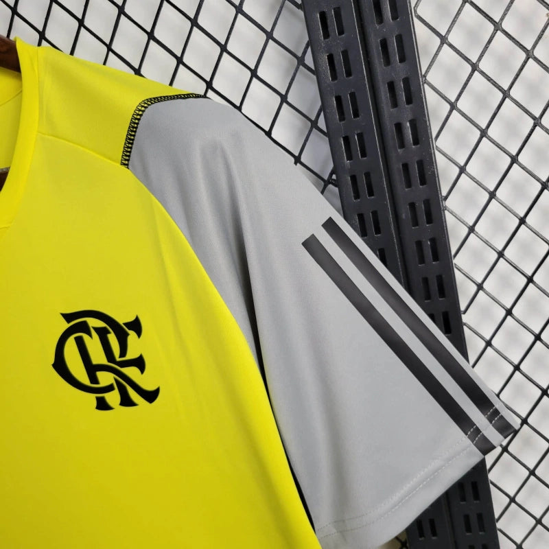 Camisa Flamengo Treino 24/25 - Amarelo - Lançamento