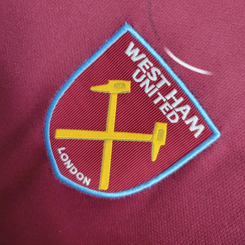 Camisa West Ham Home 23/24 - Umbro Torcedor