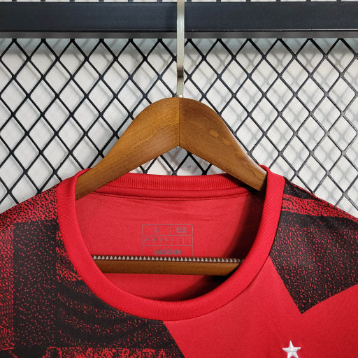 Camisa Flamengo Pré Jogo 23/24 - Adidas Torcedor Masculina - Lançamento