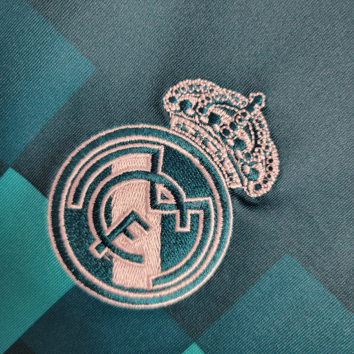 Camisa Real Madrid Third 17/18 - Versão Retro Manga Comprida