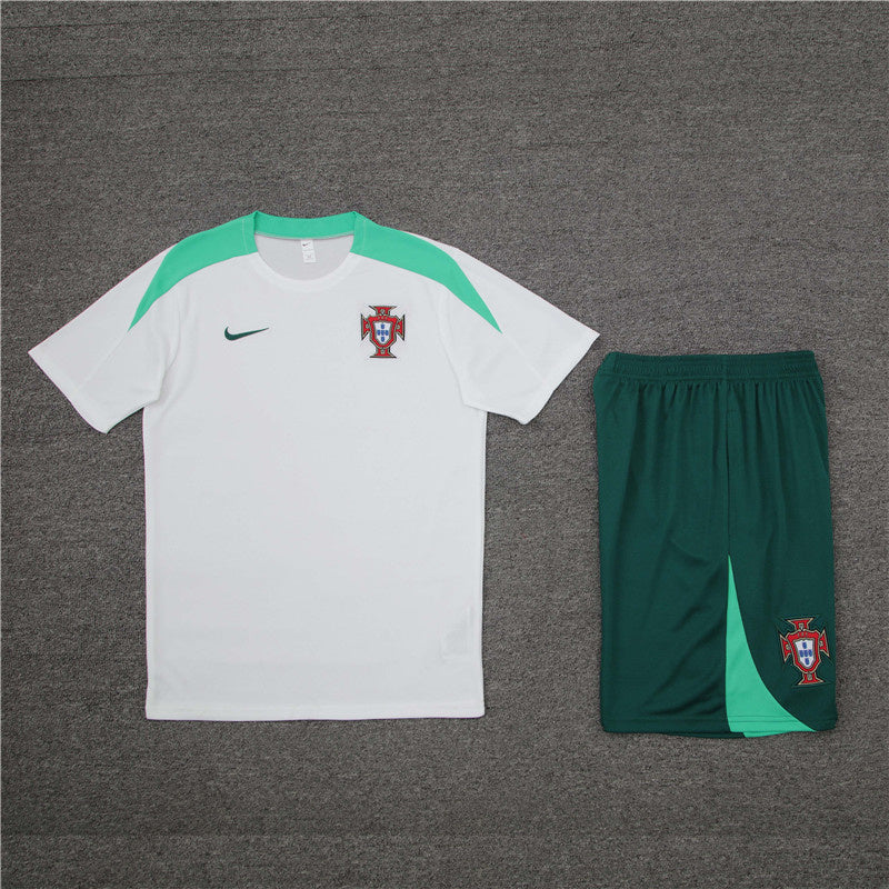 Conjunto de Treino Portugal 24/25 - Branco - Lançamento