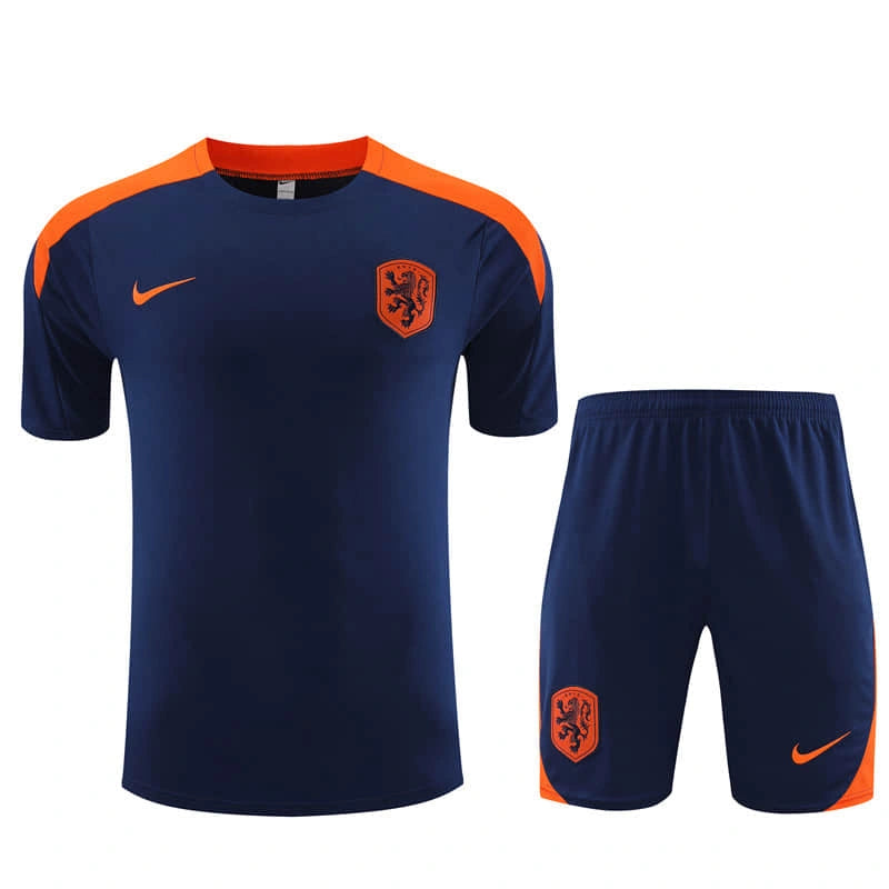Conjunto de Treino Holanda 24/25 - Azul Marinho - Lançamento