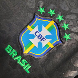 Camisa Brasil Leopardo Negro 22/23 - Nike Torcedor Masculina