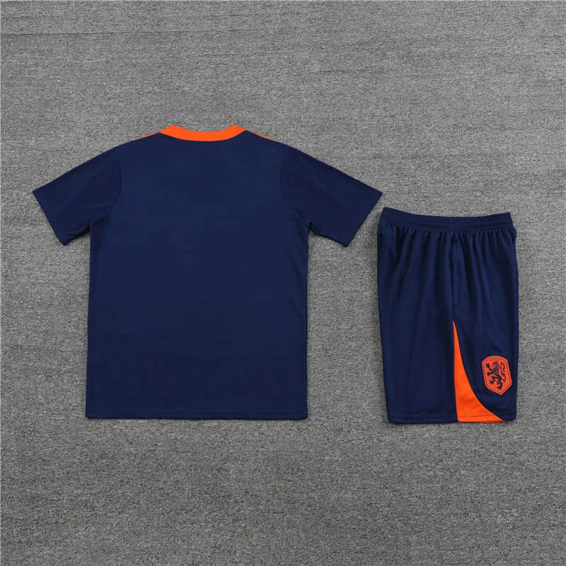Conjunto de Treino Holanda 24/25 - Azul Marinho - Lançamento