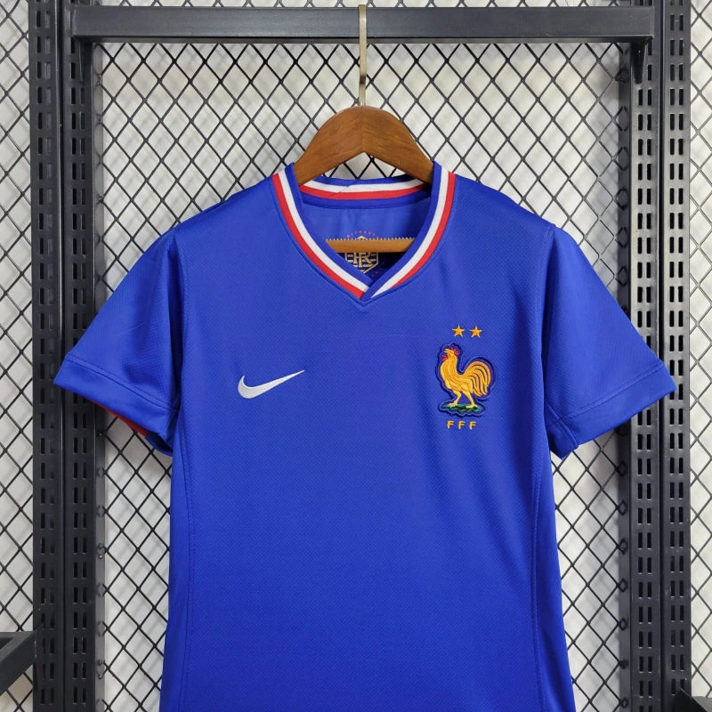 Camisa França Home 24/25 Euro - Versão Feminina - Lançamento