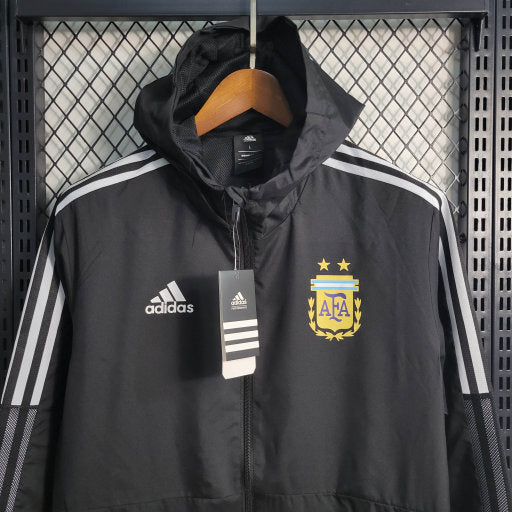 Jaqueta Corta Vento Argentina All Black 2023