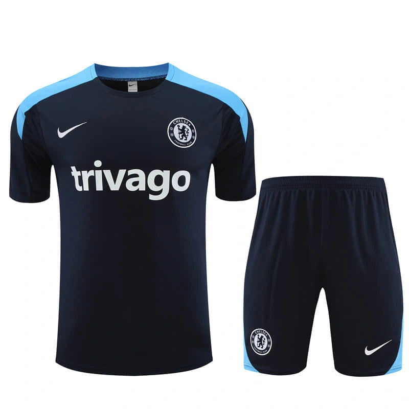 Conjunto de Treino Chelsea 24/25 - Azul Marinho - Lançamento
