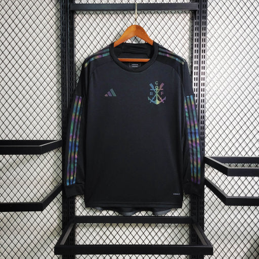 Camisa Flamengo Alternativa 23/24 - Adidas Torcedor Manga Comprida - Lançamento