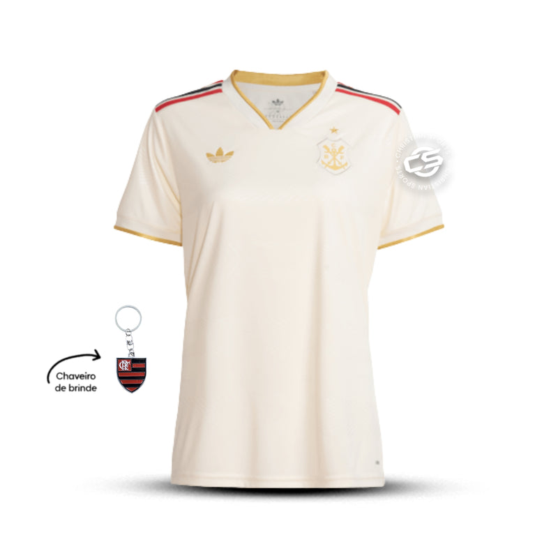 Camisa Flamengo Third 25/26 - Adidas Feminino - Lançamento