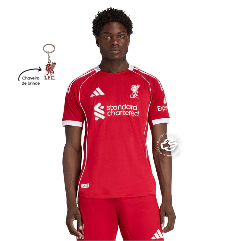 Camisa Adidas Liverpool FC Home 2025/26 Jogador