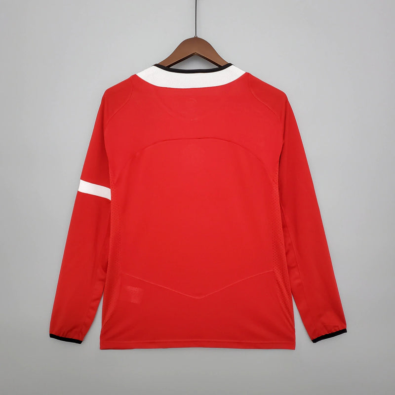 Camisa Manchester United Titular 04/06 - Versão Retro - Manga Comprida