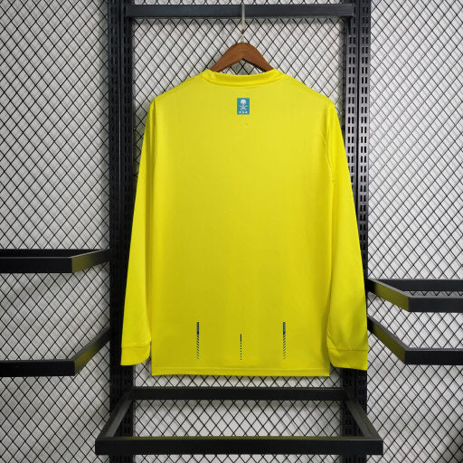 Camisa Al Nassr Home 23/24 - Nike Manga comprida - Versão Torcedor