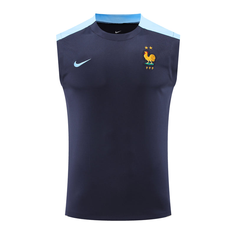 Regata França Treino Euro 24/25 - Nike Torcedor Masculina - Lançamento