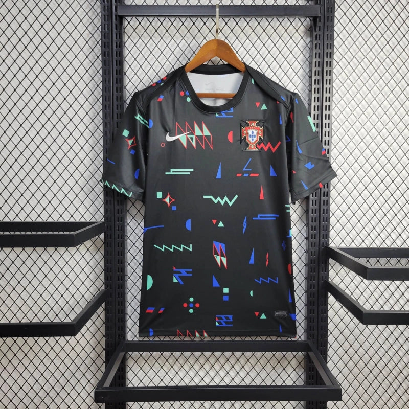Camisa Portugal Pré-Jogo 24/25 Euro - Nike Torcedor Masculina - Lançamento