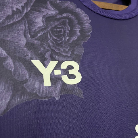 Camisa Real Madrid X Y3 24/25 Lilás - Adidas Torcedor - Lançamento