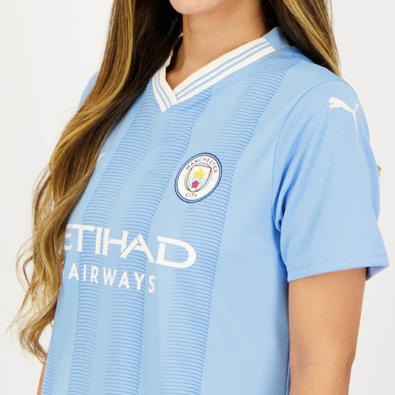 Camisa Manchester City Home 23/24 - Versão Feminina