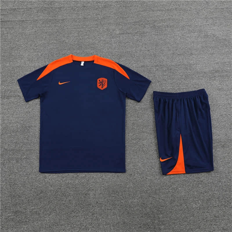Conjunto de Treino Holanda 24/25 - Azul Marinho - Lançamento