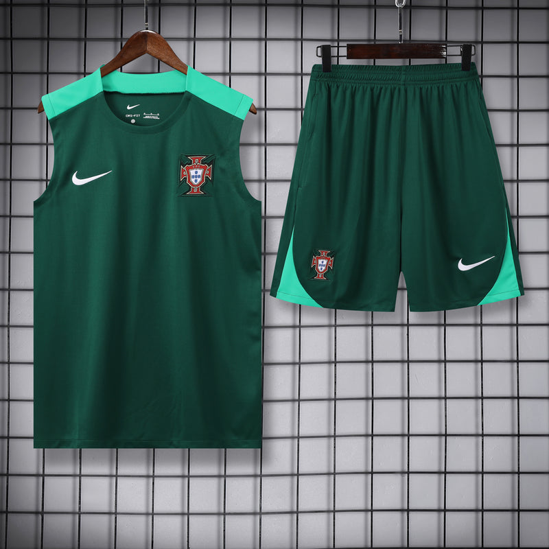 Kit Regata Portugal Treino 24/25 Verde - Lançamento