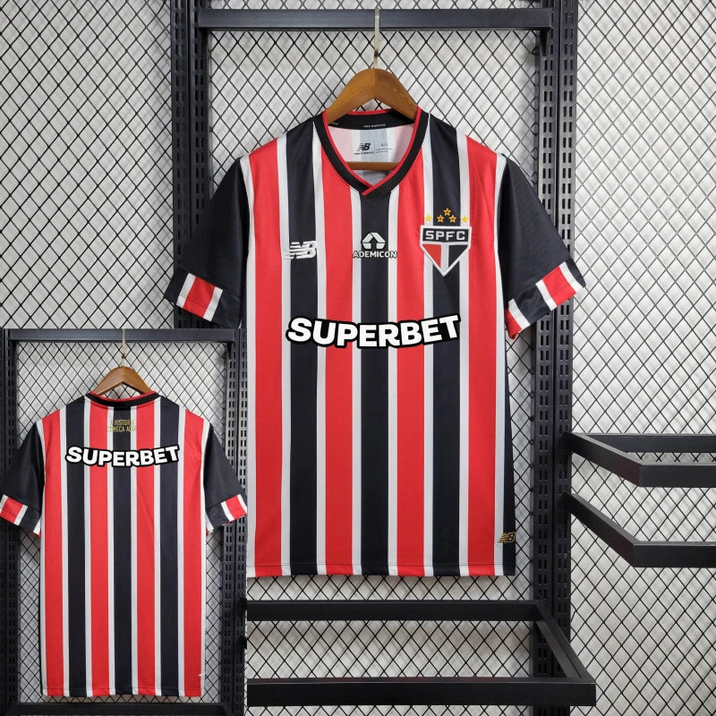 Camisa São Paulo Reserva 24/25 - NB Torcedor Masculina - Lançamento