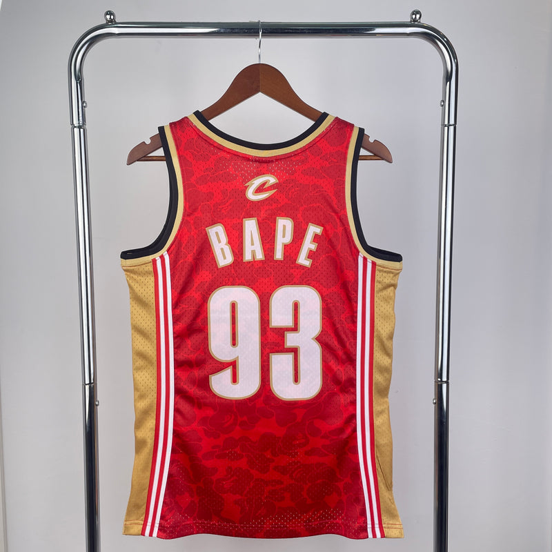 Regata NBA Cleveland BAPE×M&N - Hardwood Classics