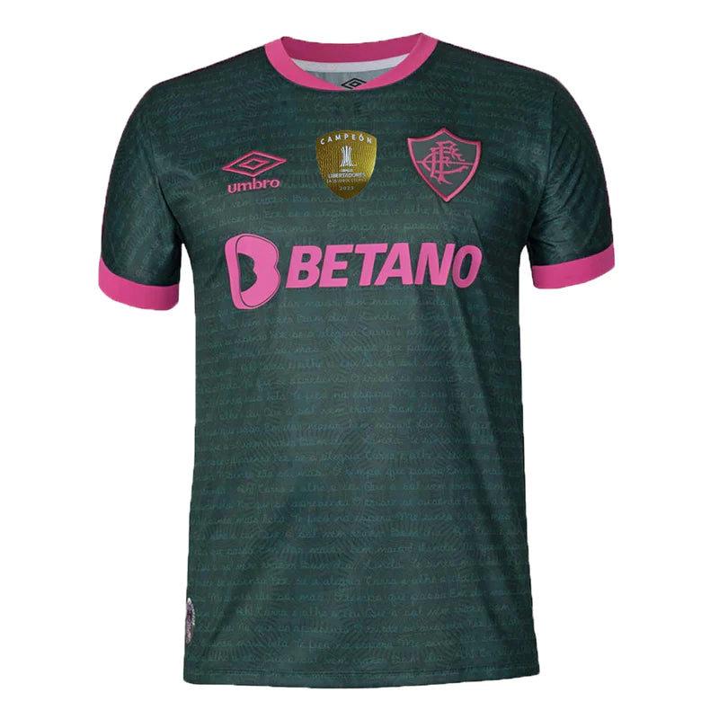 Camisa Fluminense Third 23/24 + Patch Campeão Libertadores - Umbro Torcedor Masculina